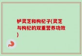 栌灵芝和枸杞子(灵芝与枸杞的双重营养功效)
