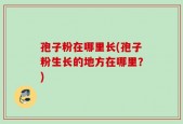 孢子粉在哪里长(孢子粉生长的地方在哪里？)