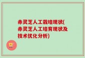 赤灵芝人工栽培现状(赤灵芝人工培育现状及技术优化分析)