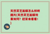 天然灵芝面膜怎么样啊图片(天然灵芝面膜效果如何？赶紧来看看！)