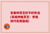 家里种灵芝好不好养活(家庭种植灵芝：养殖技巧实用指南)