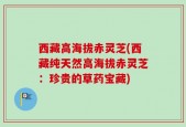 西藏高海拔赤灵芝(西藏纯天然高海拔赤灵芝：珍贵的草药宝藏)