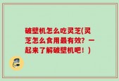 破壁机怎么吃灵芝(灵芝怎么食用最有效？一起来了解破壁机吧！)