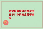 四宝粉偏凉可以加灵芝孢子？中药四宝是哪四宝