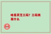 啥是灵芝三萜？三萜类是什么