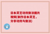 日本灵芝功效做法图片视频(制作日本灵芝，分享功效与做法)