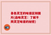 各色灵芝的味道区别图片(品味灵芝：了解不同灵芝味道的秘密)