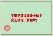 王灵芝获得哪块金牌王灵芝摘得一枚金牌)