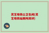 灵芝地铁口卫生间(灵芝地铁站厕所简评)