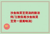 沙虫和灵芝煲汤的做法窍门(教你用沙虫和灵芝煲一道美味汤)