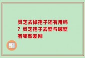 灵芝去掉孢子还有用吗？灵芝孢子去壁与破壁有哪些差别