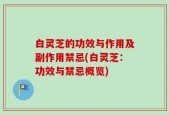 白灵芝的功效与作用及副作用禁忌(白灵芝：功效与禁忌概览)