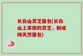 长白山灵芝菌包(长白山上采摘的灵芝，制成纯天然菌包)