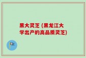 黑大灵芝 (黑龙江大学出产的高品质灵芝)