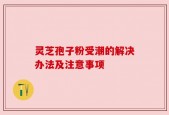 灵芝孢子粉受潮的解决办法及注意事项