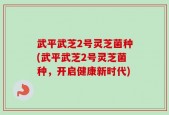 武平武芝2号灵芝菌种(武平武芝2号灵芝菌种，开启健康新时代)