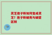 灵芝孢子粉如何变成灵芝？孢子粉破壳与破壁区别