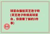 球蛋白偏低灵芝孢子粉(灵芝孢子粉提高球蛋白，你需要了解的3件事)