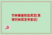 竹林里面挖出灵芝(发现竹林灵芝寻宝记)