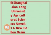 上海交大农学院孢子粉6(Shanghai Jiao Tong University Agricultural Sciences Unveils 6 New Pollen Grains)