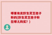 哪里有卖野生灵芝孢子粉的(野生灵芝孢子粉在哪儿购买？)