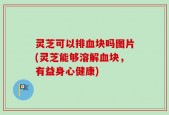 灵芝可以排血块吗图片(灵芝能够溶解血块，有益身心健康)