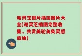谢灵芝图片插画图片大全(谢灵芝插图完整收集，共赏美轮美奂灵感启迪)