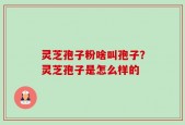 灵芝孢子粉啥叫孢子？灵芝孢子是怎么样的