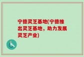 宁德灵芝基地(宁德推出灵芝基地，助力发展灵芝产业)