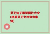灵芝仙子雕塑图片大全(精美灵芝女神塑像集锦)