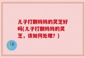 儿子打翻妈妈的灵芝好吗(儿子打翻妈妈的灵芝，该如何处理？)