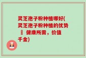 灵芝孢子粉种植哪好(灵芝孢子粉种植的优势 – 健康所需，价值千金)