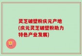 灵芝破壁粉庆元产地 (庆元灵芝破壁粉助力特色产业发展)