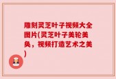 雕刻灵芝叶子视频大全图片(灵芝叶子美轮美奂，视频打造艺术之美)