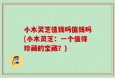 小木灵芝值钱吗值钱吗(小木灵芝：一个值得珍藏的宝藏？)