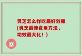 灵芝怎么样吃最好效果(灵芝最佳食用方法，功效最大化！)