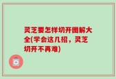 灵芝要怎样切开图解大全(学会这几招，灵芝切开不再难)