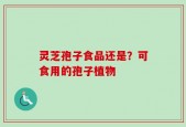 灵芝孢子食品还是？可食用的孢子植物