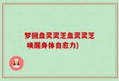 梦回盘灵灵芝盘灵灵芝 唤醒身体自愈力)