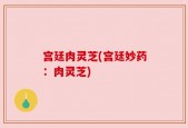 宫廷肉灵芝(宫廷妙药：肉灵芝)