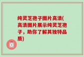 纯灵芝孢子图片高清(高清图片展示纯灵芝孢子，助你了解其独特品质)