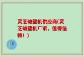灵芝破壁机供应商(灵芝破壁机厂家，值得信赖！)