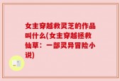 女主穿越救灵芝的作品叫什么(女主穿越拯救仙草：一部灵异冒险小说)