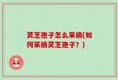 灵芝孢子怎么采摘(如何采摘灵芝孢子？)