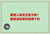 鹿茸人参灵芝孢子粉？鹿茸菇和茶树菇哪个好