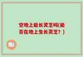 空地上能长灵芝吗(能否在地上生长灵芝？)
