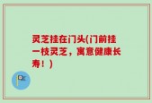 灵芝挂在门头(门前挂一枝灵芝，寓意健康长寿！)