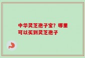 中华灵芝孢子宝？哪里可以买到灵芝孢子