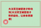 大汉灵芝破壁孢子粉功效(大汉灵芝破壁孢子粉的益处，让身体更健康)