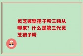 灵芝破壁孢子粉三萜从哪来？什么是第三代灵芝孢子粉